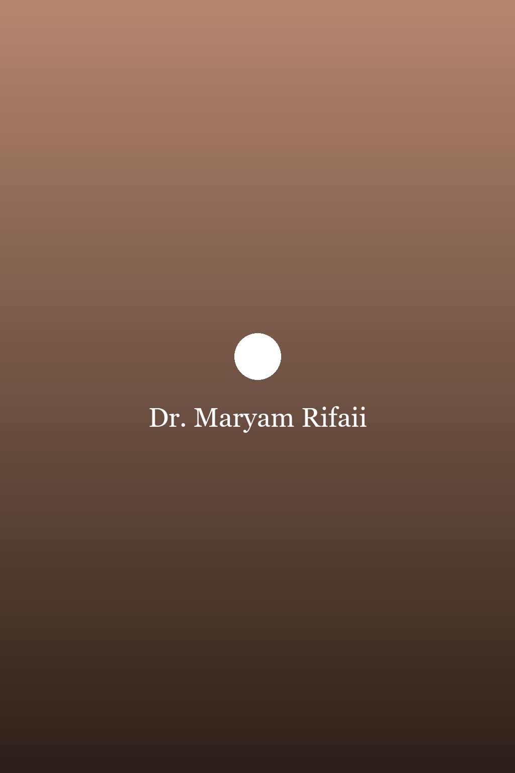 Dr. Maryam Rifaii
