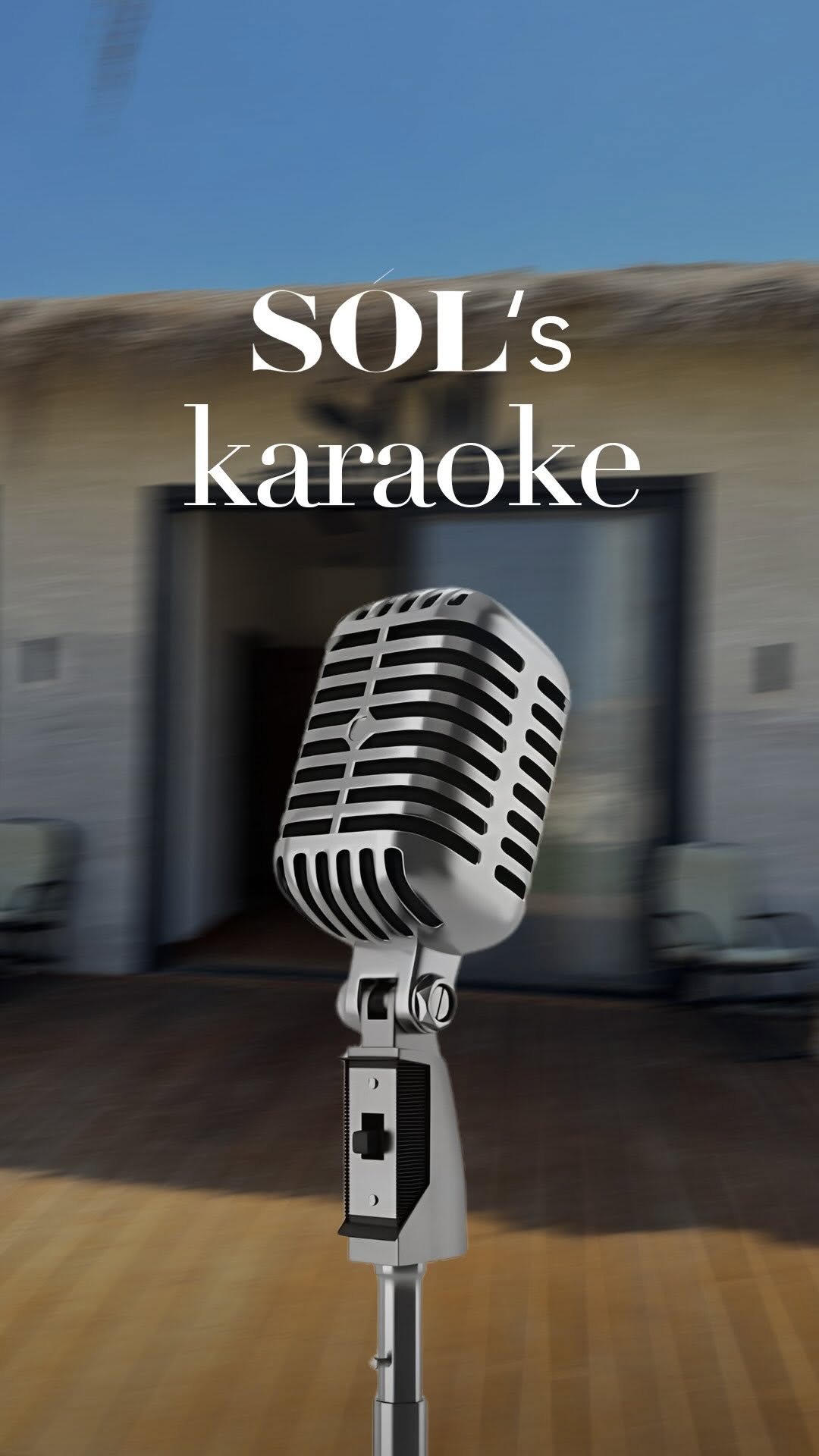 SÓL team members speaking at a clinic event