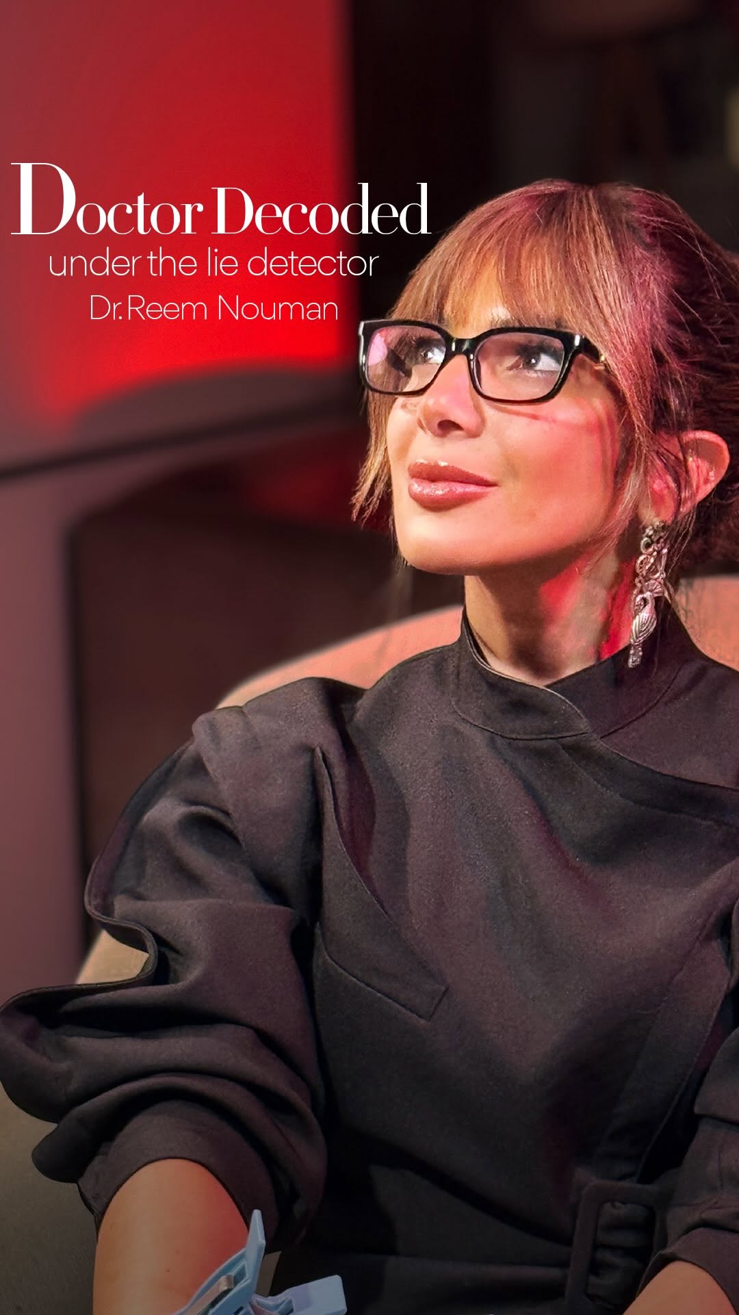 Close-up portrait of a SÓL doctor being interviewed
