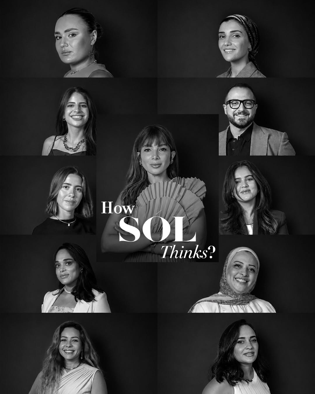 Grid of SÓL clinic team portraits